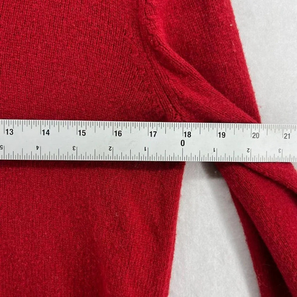 Joe Fresh Sweater Womens XS V-Neck Long Sleeve Ribbed Knit Pullover Wool Blend - Picture 3 of 12